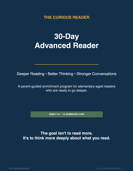 30-Day Advanced Reader Program